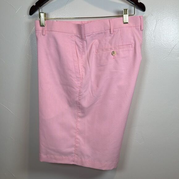 Peter Millar Crown Sport Shorts Pink White Stripe Size 40 Golf Outdoor Sports - Picture 8 of 11